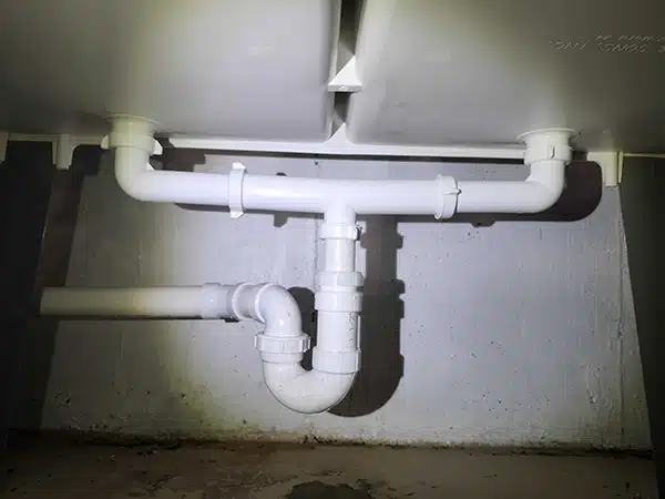 Under sink piping in Dayton, OH.